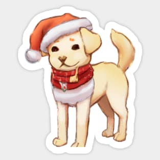 Cute Labrador Retriever Drawing Sticker